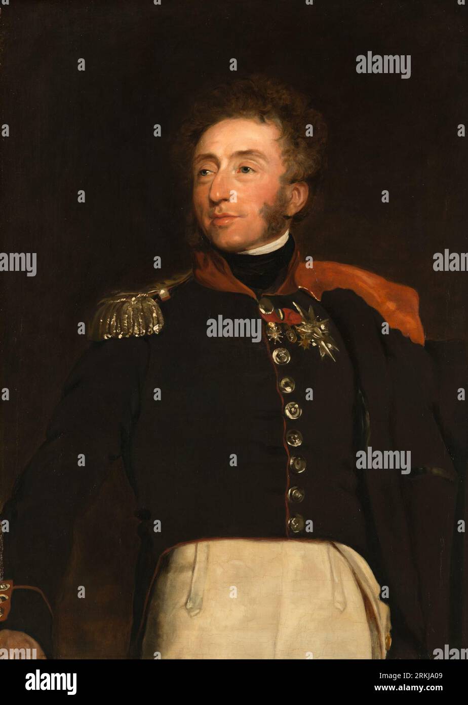 Louis-Antoine, Duke of Angoulême (1775-1827) by William Corden the Elder Stock Photo