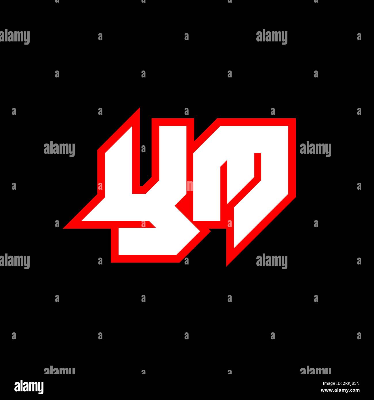 YM logo design, initial YM letter design with sci-fi style. YM logo for ...