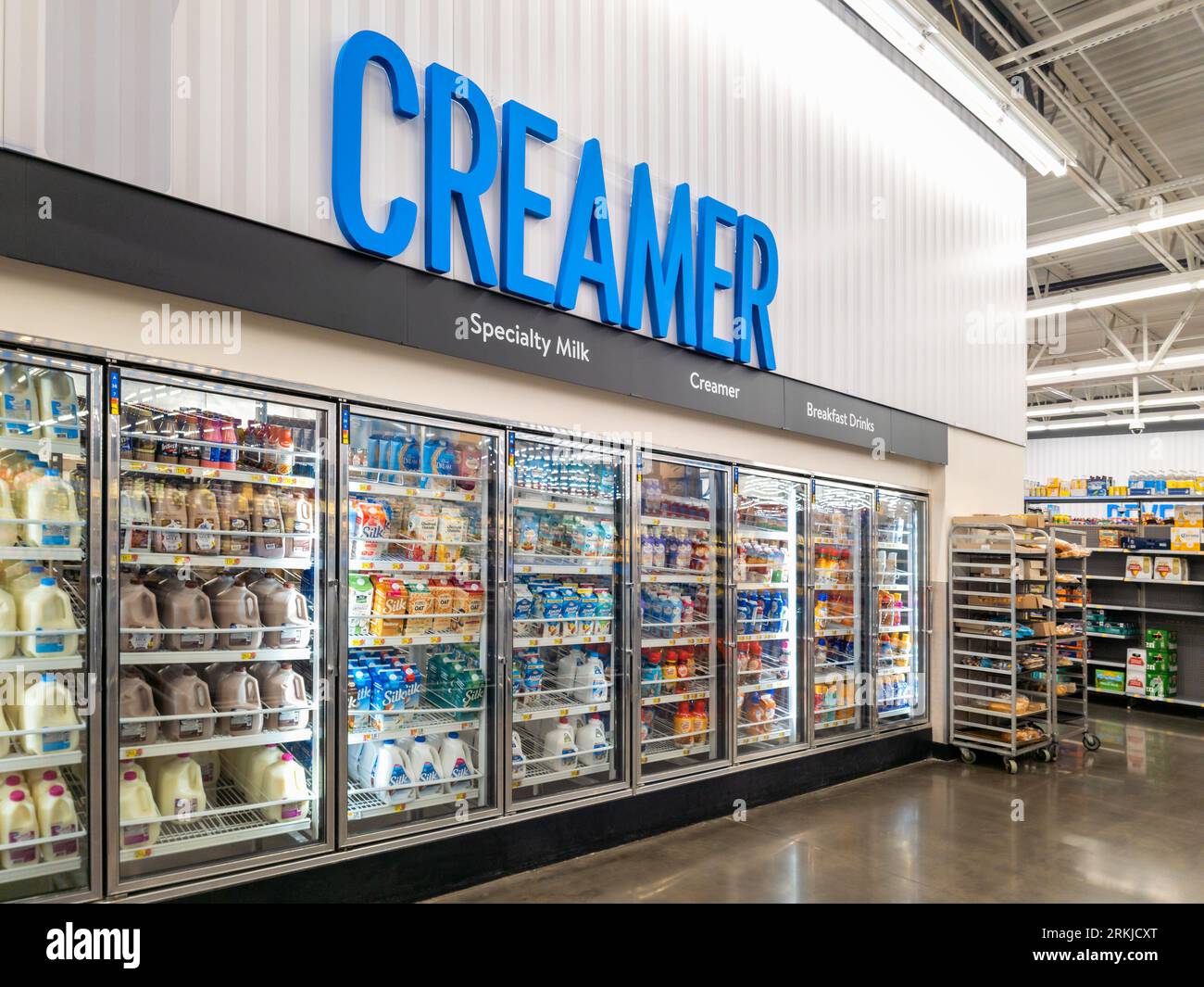 New Hartford, New York Aug 22, 2023 Closeup View of Dairy and