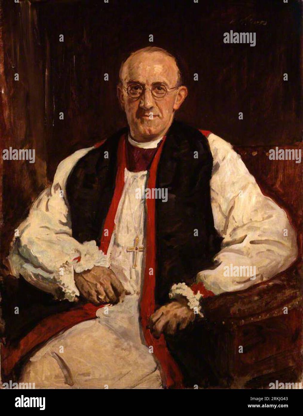 Geoffrey Francis Fisher, Baron Fisher of Lambeth circa 1934 by Reginald