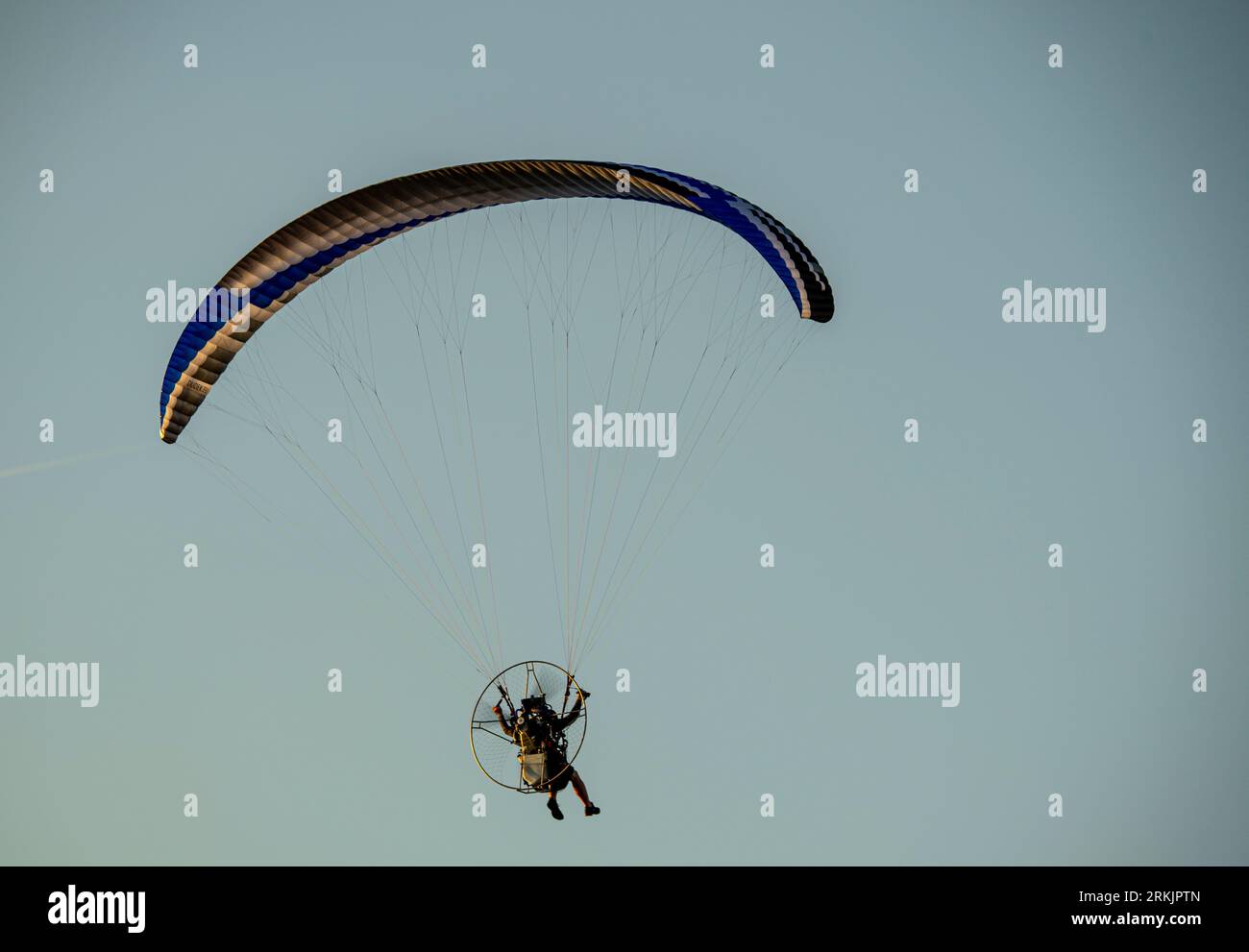 planes, light aircraft, motor gliders, paragliders, sport and adrenaline Stock Photo