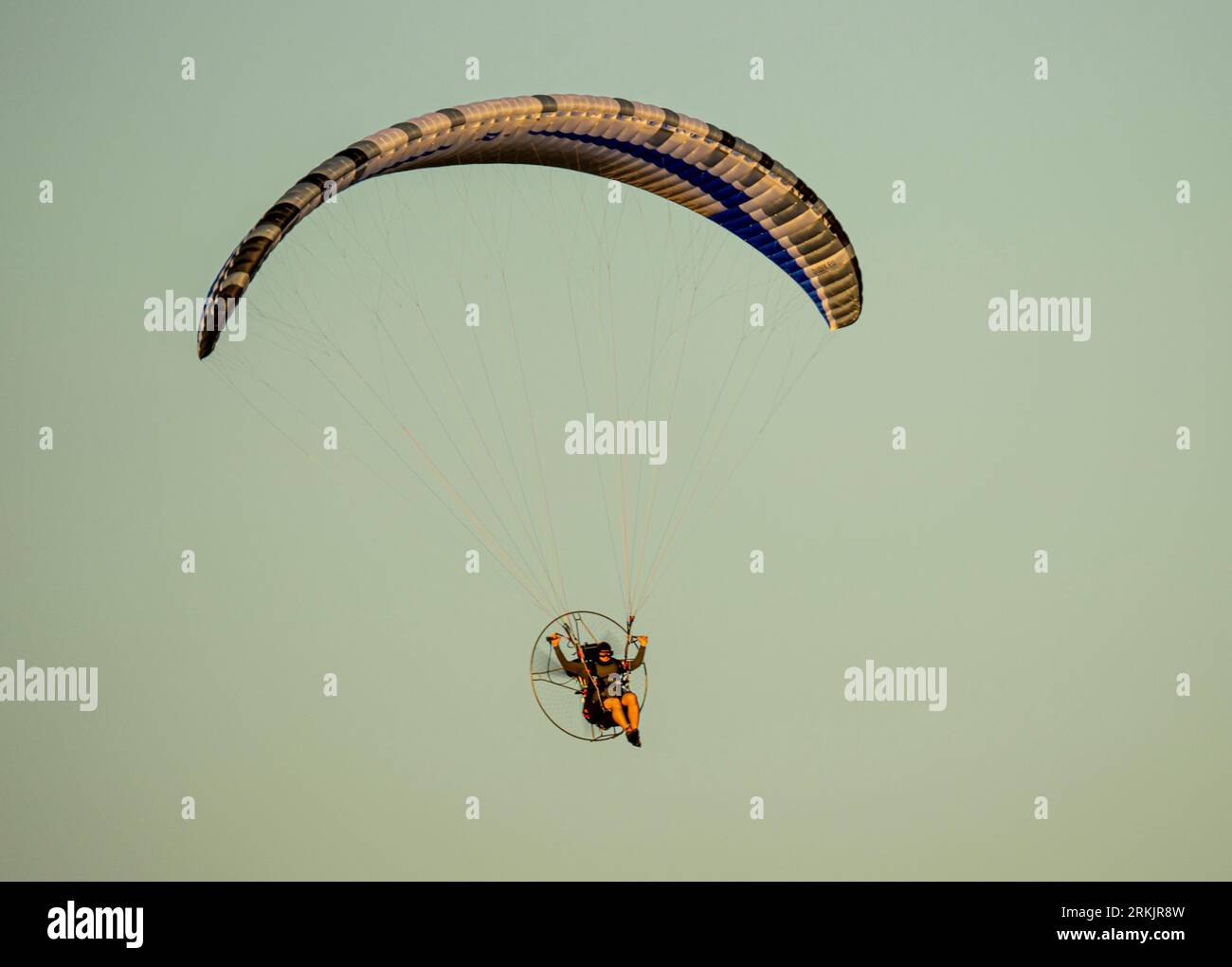 planes, light aircraft, motor gliders, paragliders, sport and adrenaline Stock Photo