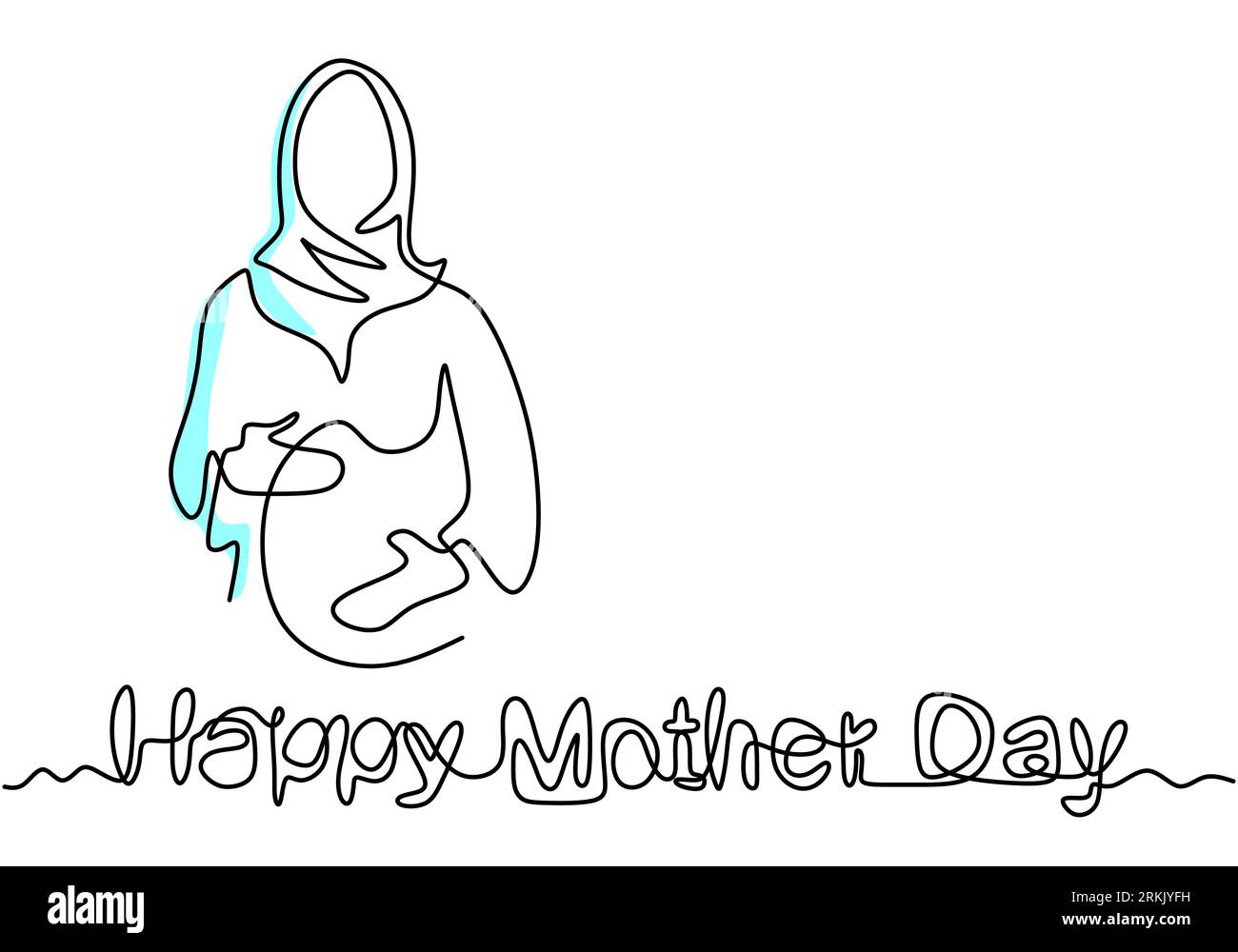 Happy Mother's Day. Cute Cartoon Greeting Card With Bear Mom Hugging Baby  Cub. Simple Vector Clip Art Illustration, Kawaii Bear Family Drawing.  Royalty Free SVG, Cliparts, Vectors, and Stock Illustration. Image  141717380.