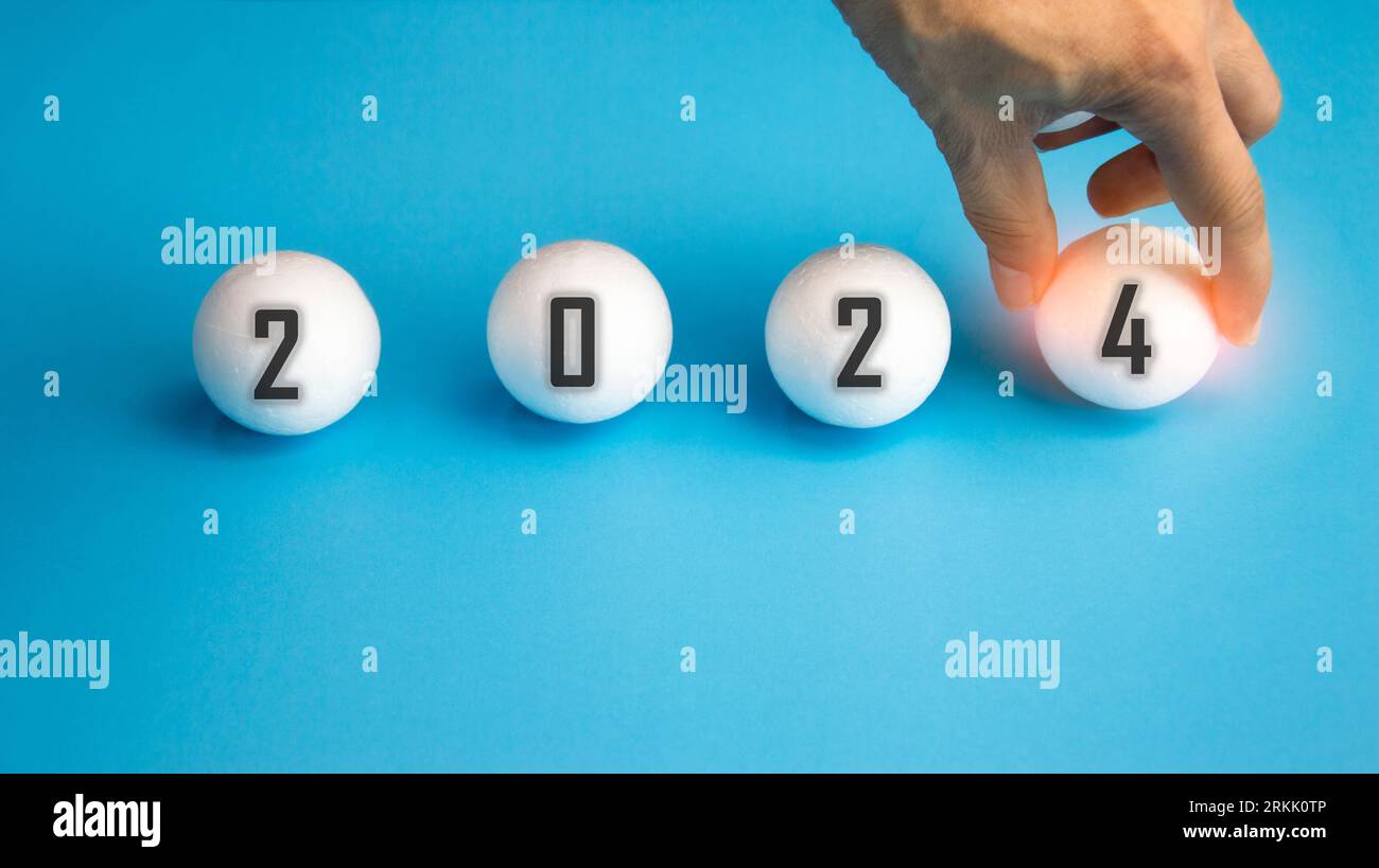 Concepts What's New in the New Year 2024 ,Ideas 2024 Stock Photo Alamy
