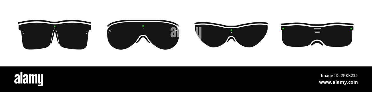 tech virtual reality glasses vector Stock Vector Image & Art - Alamy