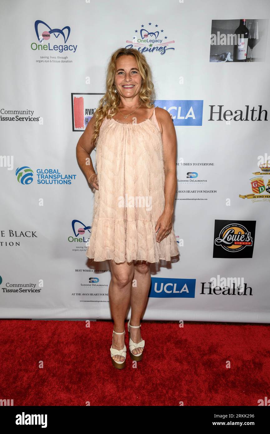 Los Angeles, USA. 24th Aug, 2023. Author Of the book Shark Heart Kristina Hill attends OneLegacy Annual Ava's Heart Award Gala at The Taglyan Complex, Los Angeles, CA August 24, 2023 Credit: Eugene Powers/Alamy Live News Stock Photo