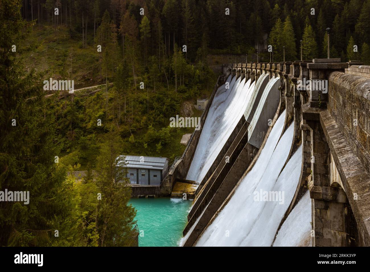 Santa Caterina Dam, Italy Stock Photo