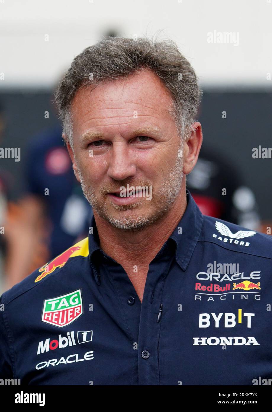 Red Bull Racing team principal Christian Horner during the second ...