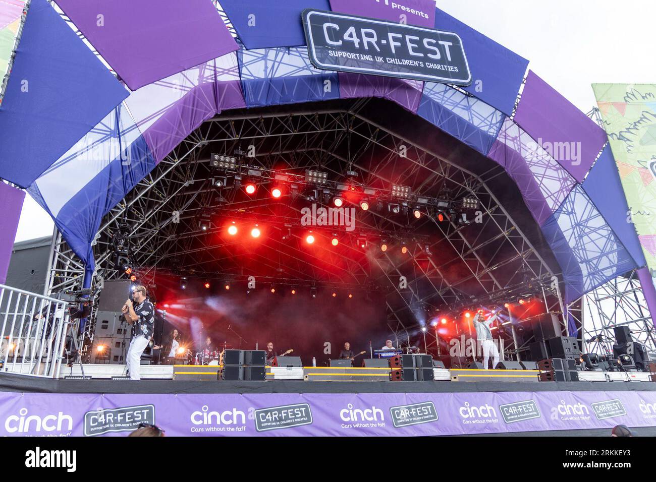 CarFest, Laverstoke Park Farm, Hampshire, UK. 25th Aug, 2023. Boyzlife