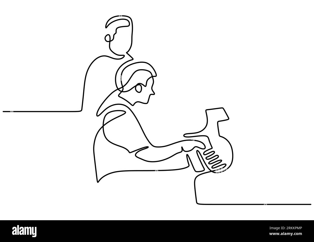 Young Boy Practicing Piano Stock Vector Images Alamy young-boy-practicing-piano-stock-vector-images-alamy