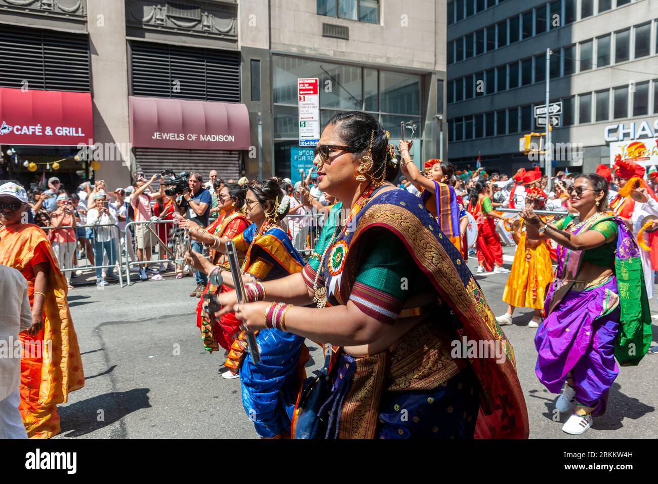 Indian-American dance troupe performs at the Indian Independence Day