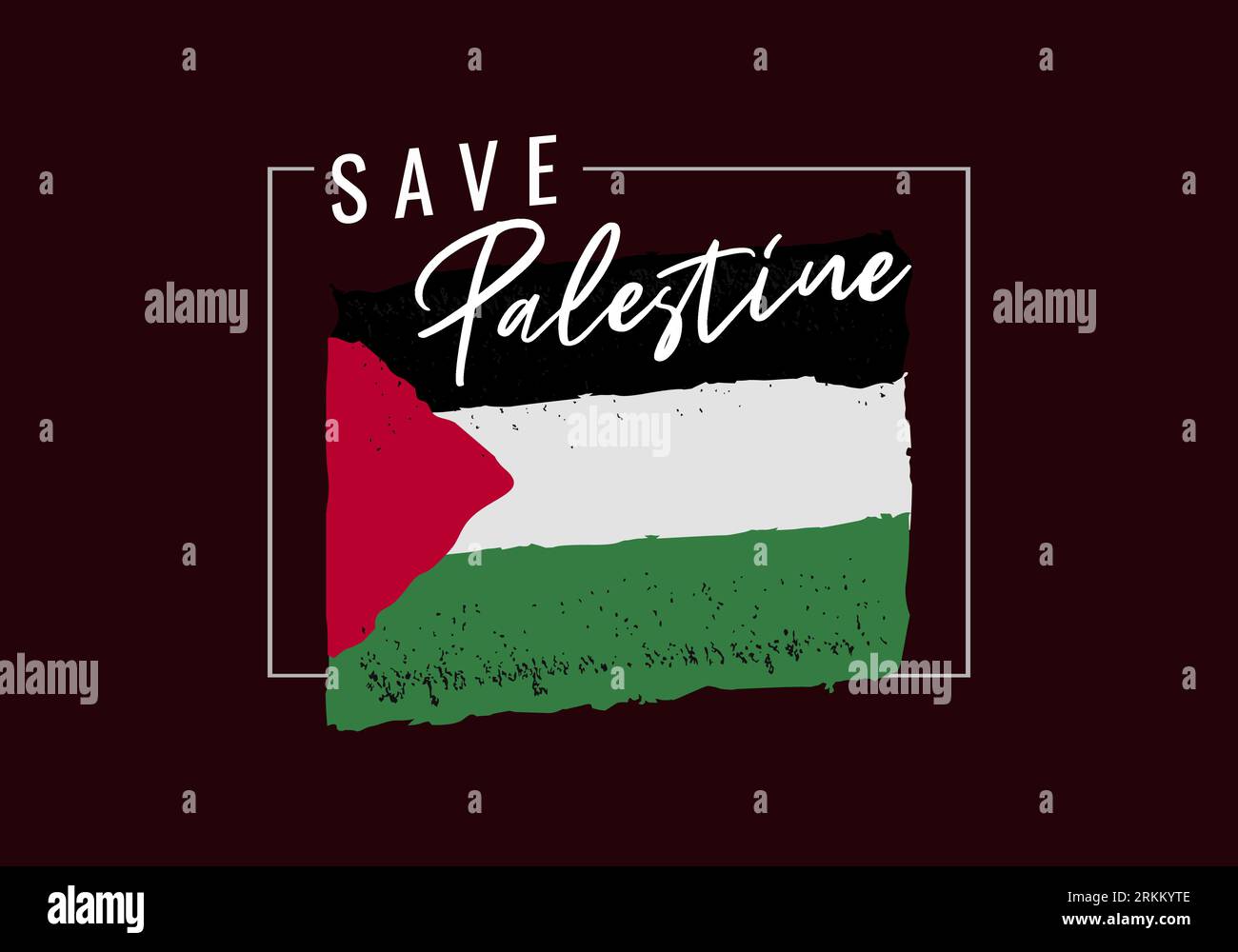 Save Palestine vector illustration background. You don't need to be
