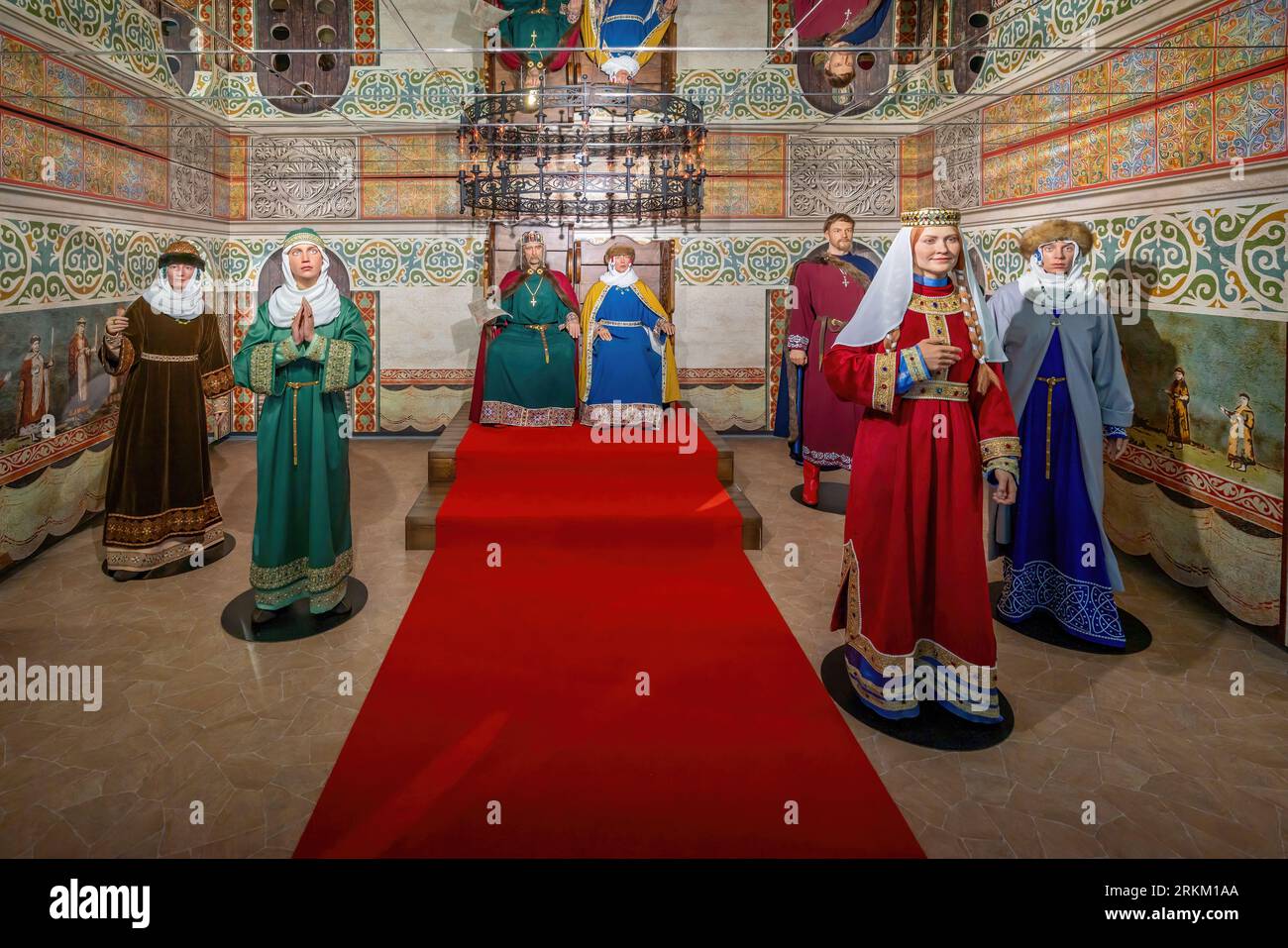 Monarch Yaroslav the Wise and Kievan Rus State at Making of the Ukrainian Nation Museum - Kiev, Ukraine Stock Photo