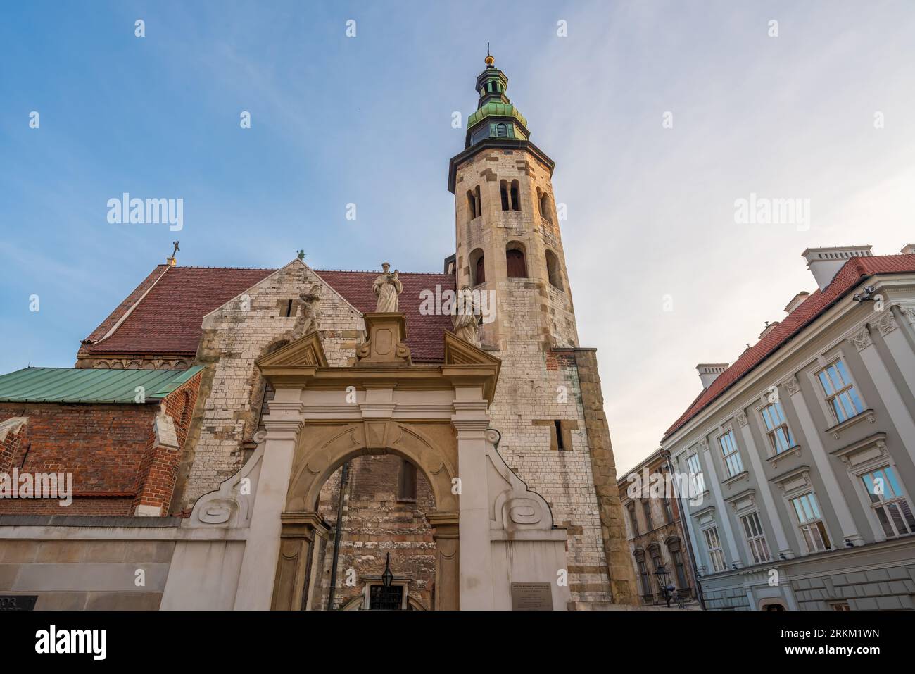 St. Andrew Church - Krakow, Poland Stock Photo