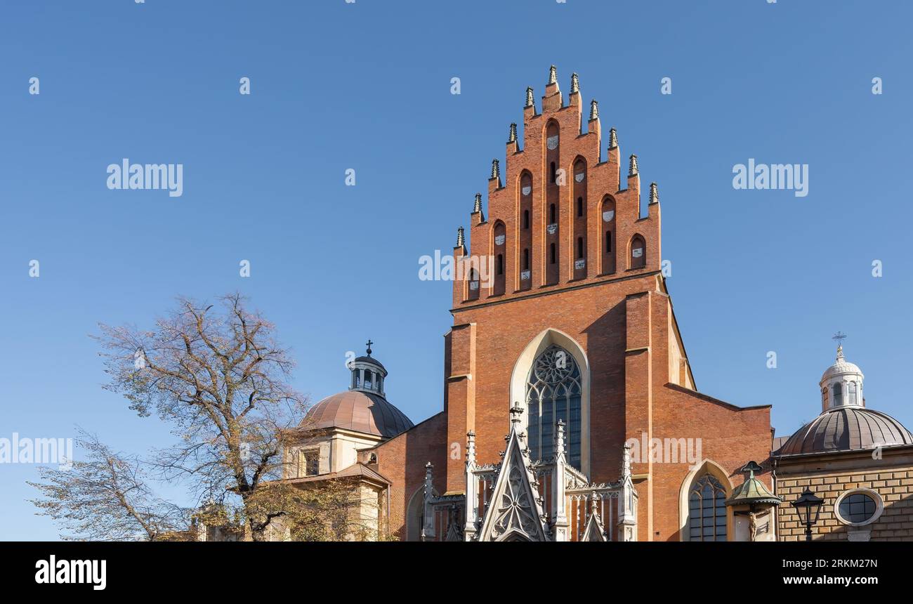 Basilica of Holy Trinity - Krakow, Poland Stock Photo