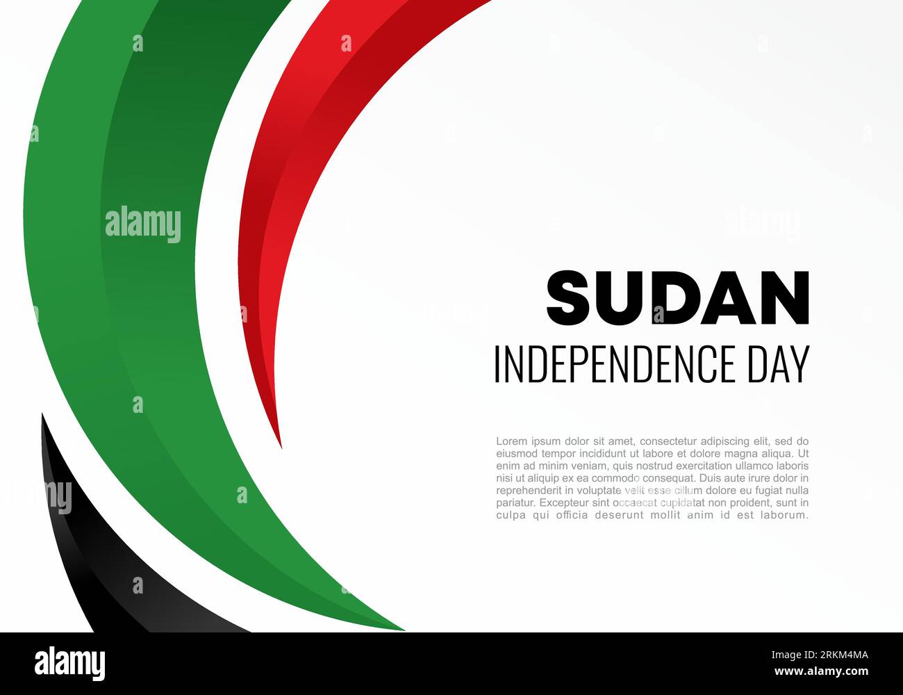 Sudan independence day background banner poster for celebration on ...