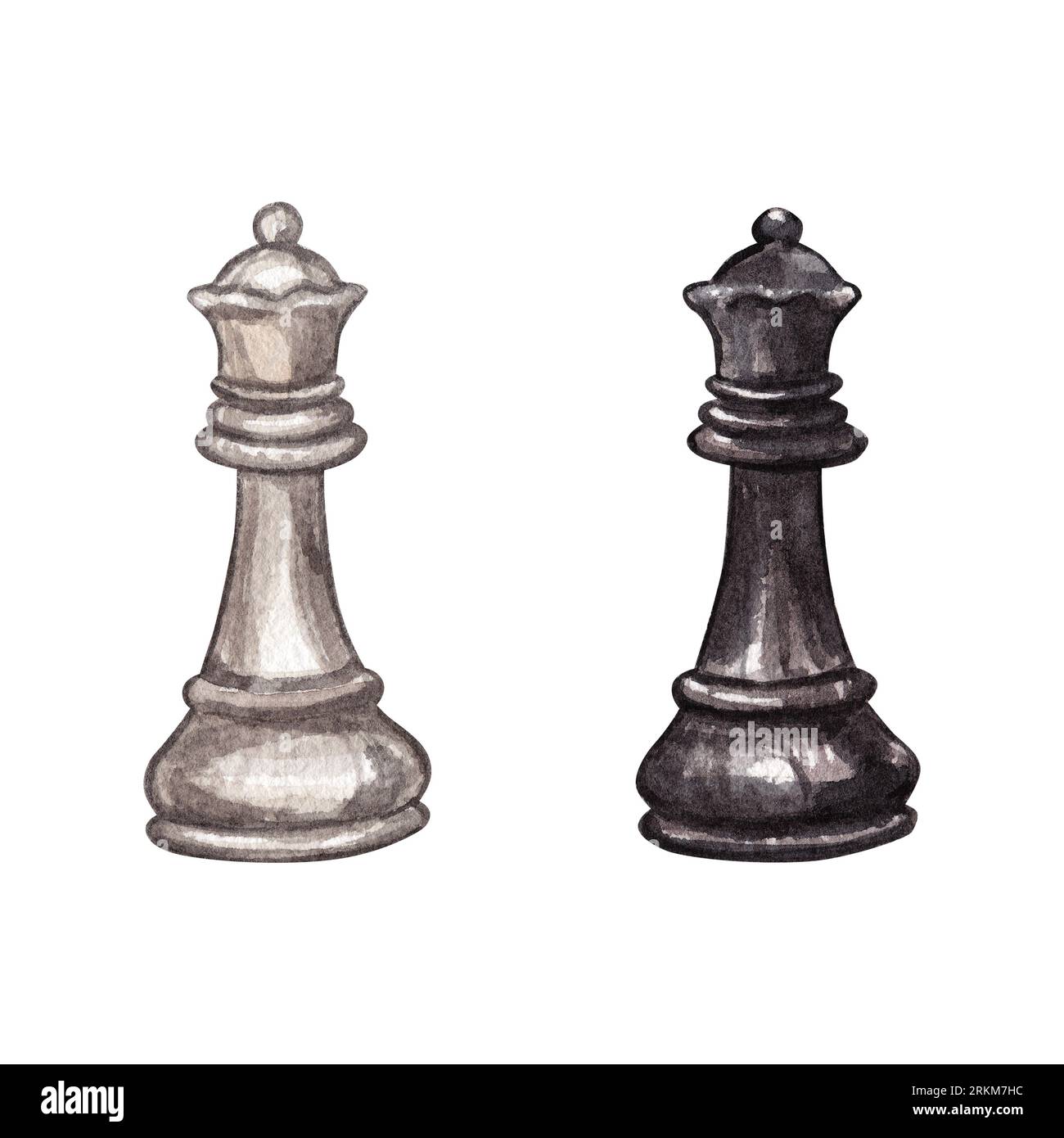 Classic Chess Pieces Cut Out Set Vector Download