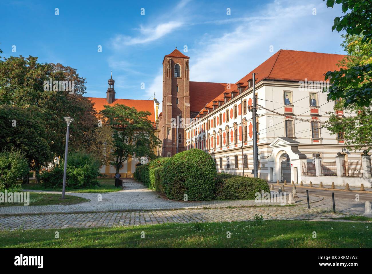 Church of St. Mary on the Sand - Wroclaw, Poland Stock Photo