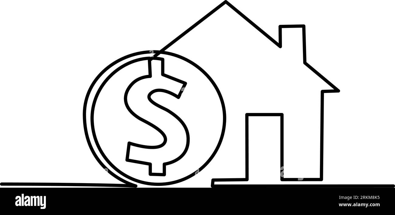 Renting or buying house real estate process contract, money, home