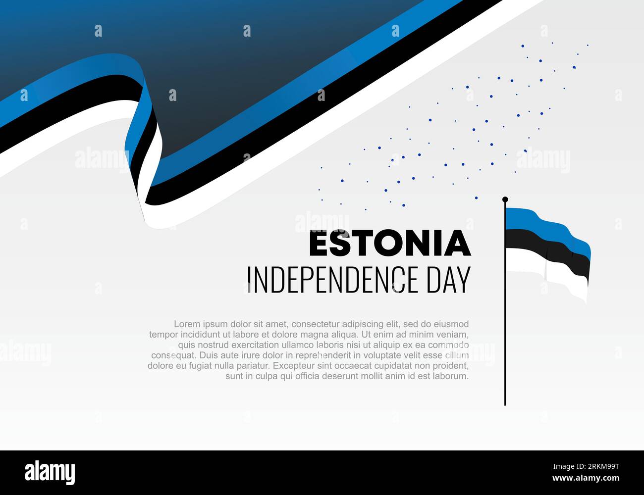 Estonia independence day background banner poster for national ...