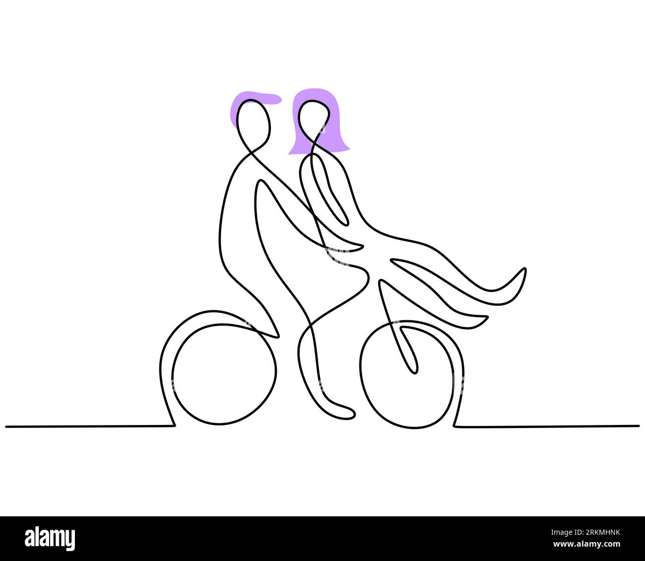One Continuous Single Line Of Boy Rides His Girl On Bicycle For indoor-games-to-play-with-friends-kitty-party-games-indian-kitty