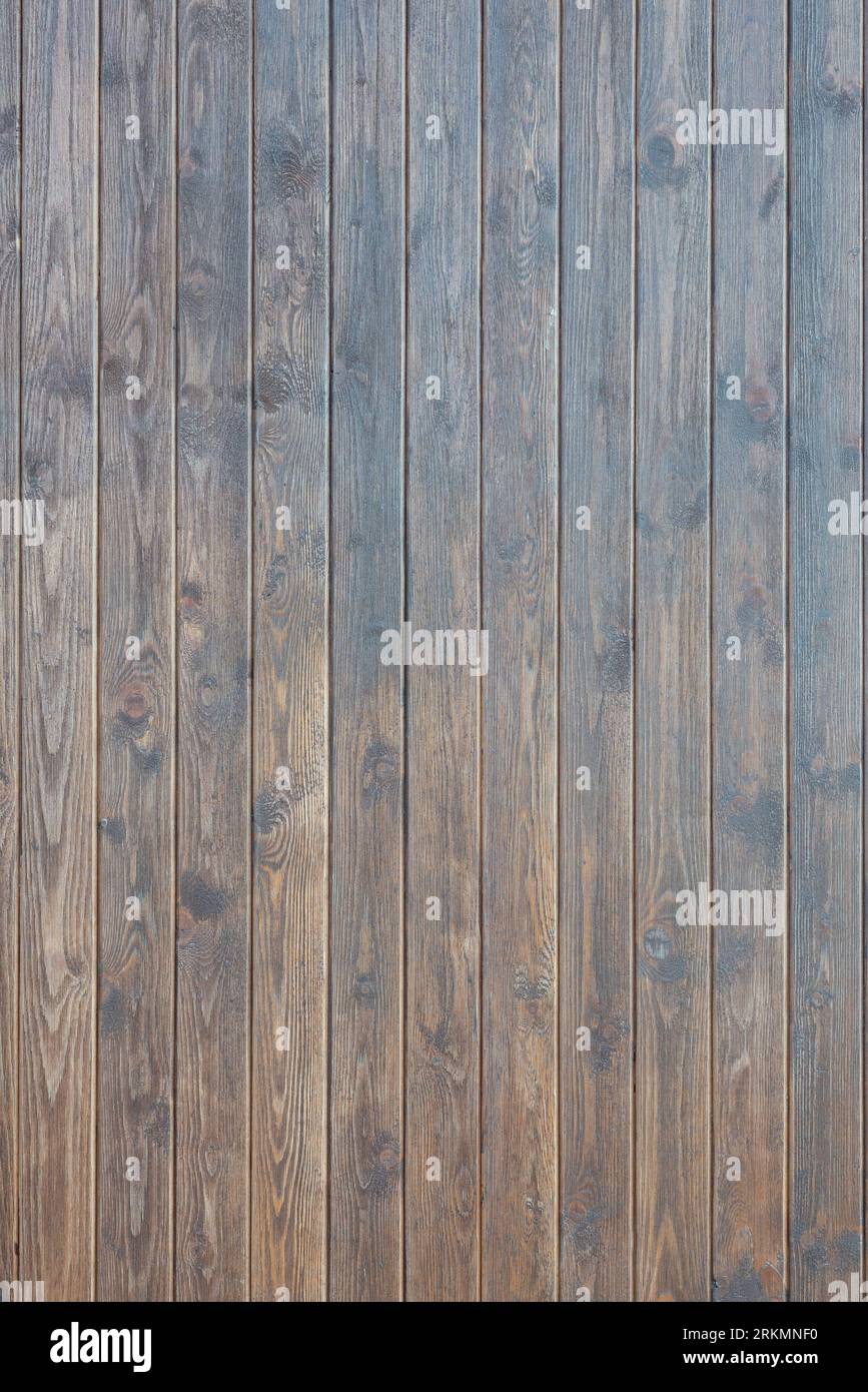 Rustic Brown Weathered Wood Grain Stock Photo