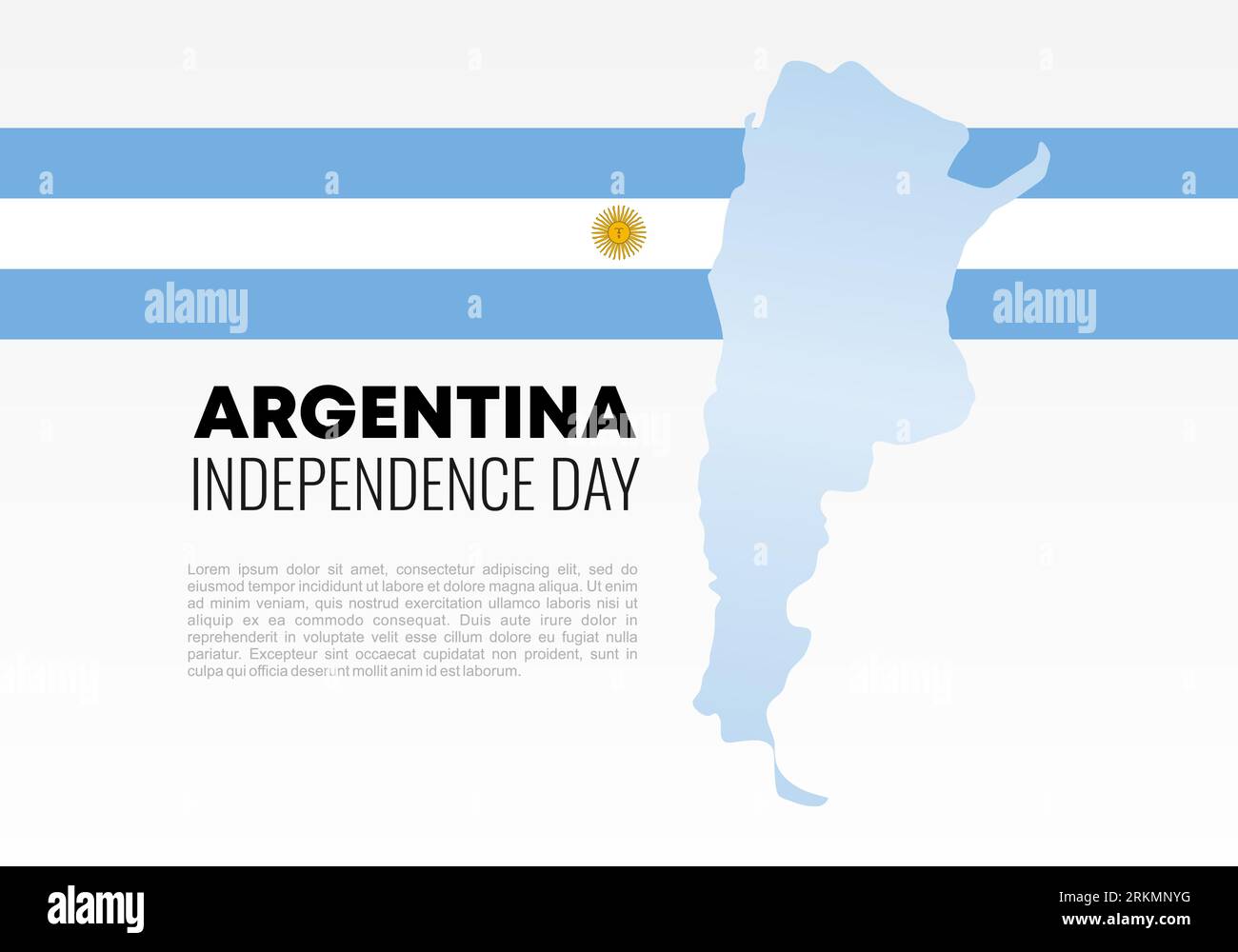 Argentina Independence day background banner poster for national