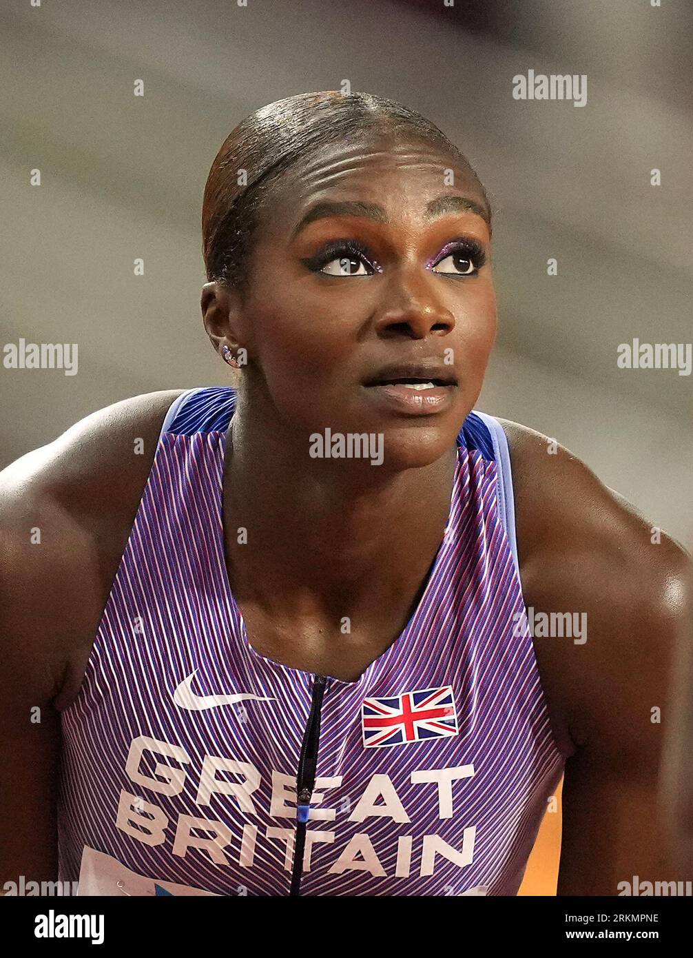 Great Britain’s Dina AsherSmith after the Women’s 200m final on day