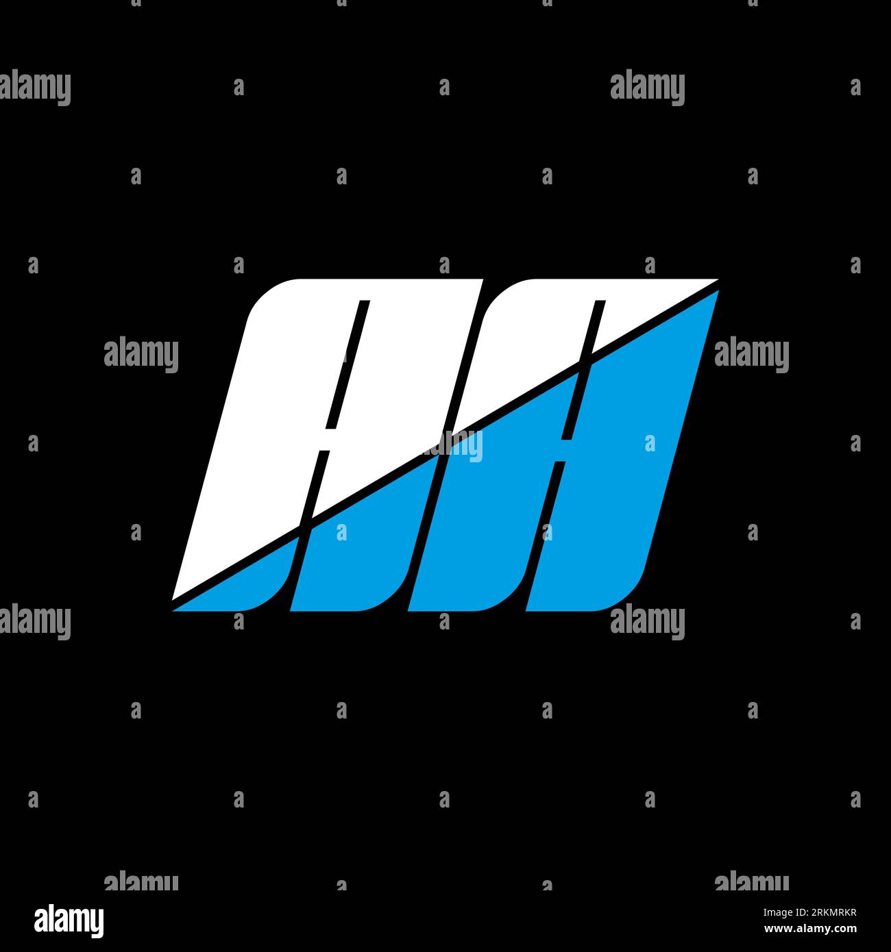 Letter logo design black Stock Vector Images - Alamy