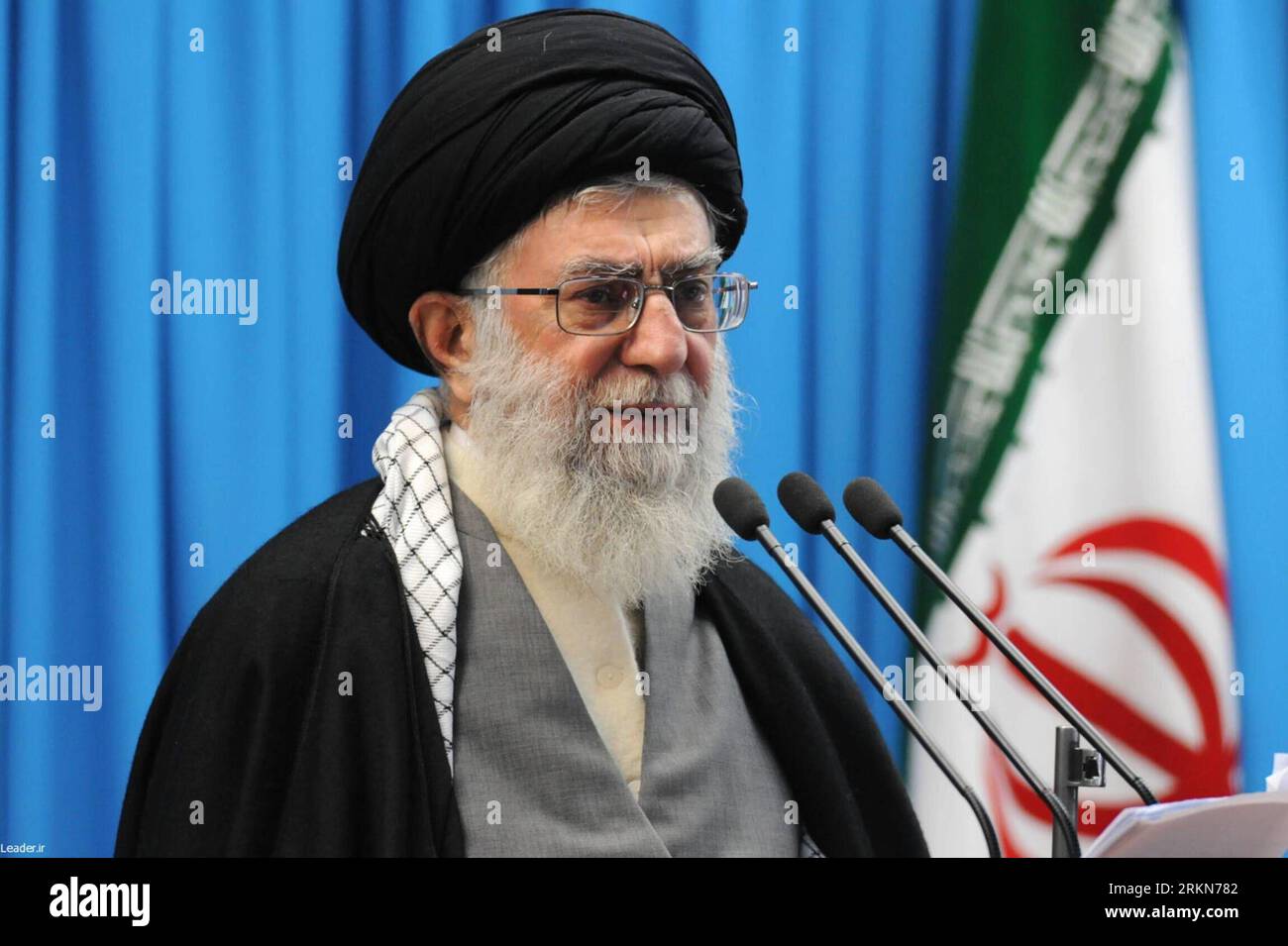Iranian Supreme Leader Ayatollah Seyyed Ali Khamenei attended the