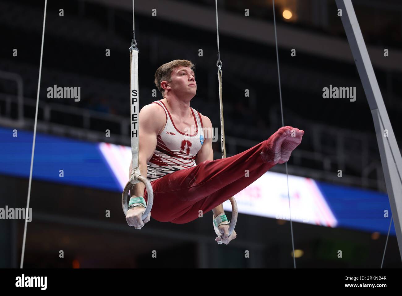 August 24, 2023 Gymnast Ian Gunther during the senior men day 1