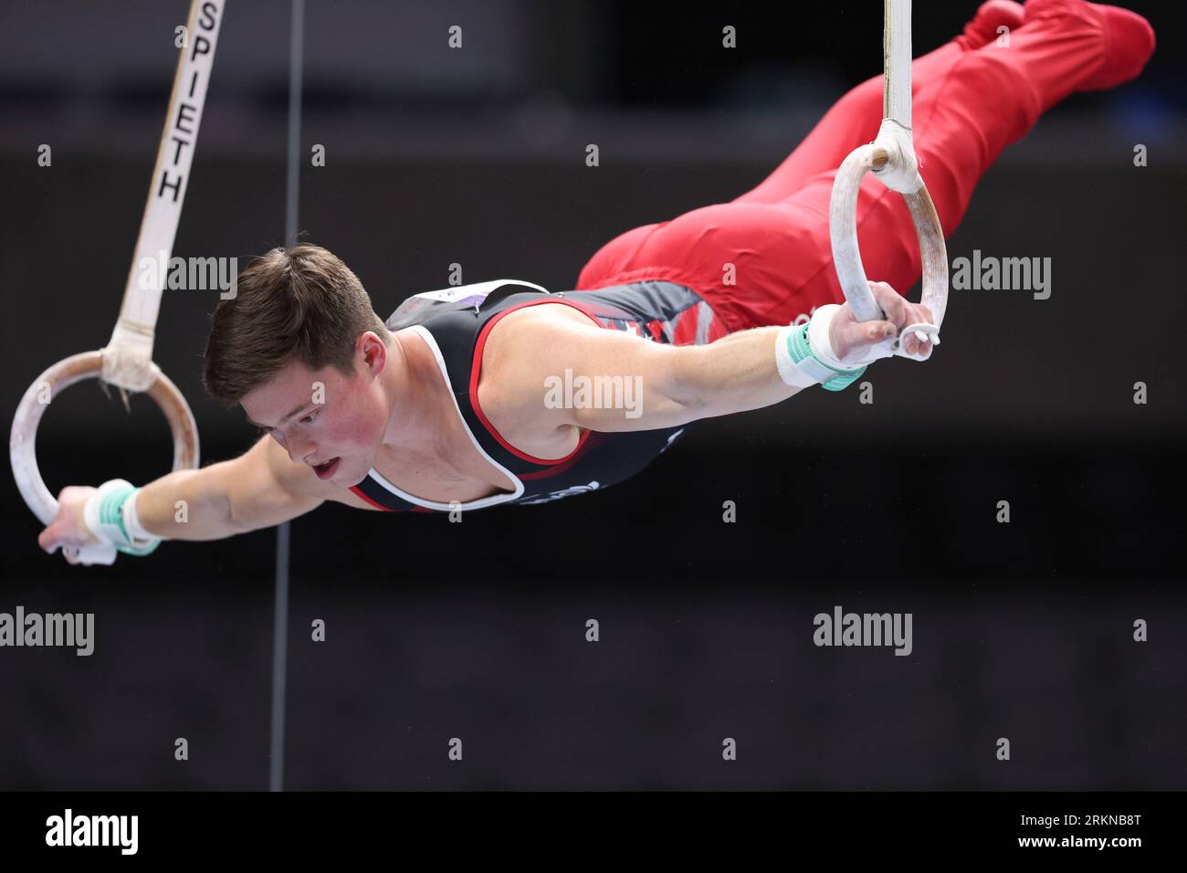 August 24, 2023: Gymnast Alex Diab during the senior men day 1 ...