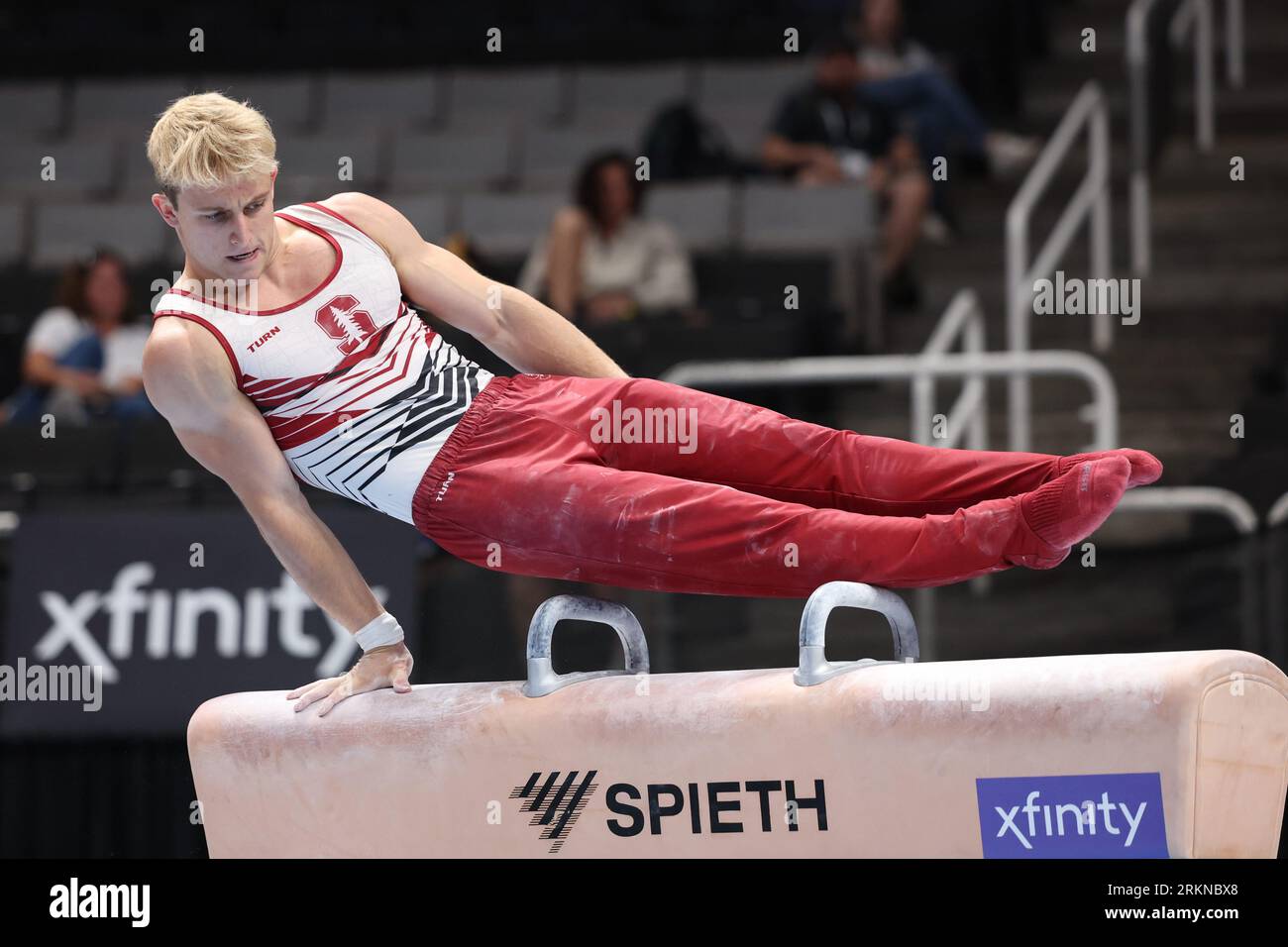 August 24, 2023 Gymnast Colt Walker during the senior men day 1 competition at the 2023 U.S