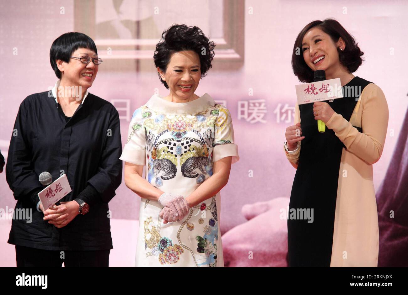 Bildnummer: 57214909  Datum: 05.03.2012  Copyright: imago/Xinhua (120305) -- BEIJING, March 5, 2012 (Xinhua) -- Ann Hui (L), director of the film A Simple Life , attends a press conference with actresses Deanie Ip (C) and Qin Hailu in Beijing, capital of China, March 5, 2012. The film will be premiered in the Chinese mainland on March 8. (Xinhua/Yang Le) (lmm) CHINA-BEIJING-FILM-A SIMPLE LIFE-PRESS CONFERENCE (CN) PUBLICATIONxNOTxINxCHN People Entertainment Film PK x0x xst 2012 quer      57214909 Date 05 03 2012 Copyright Imago XINHUA  Beijing March 5 2012 XINHUA Ann Hui l Director of The Film Stock Photo