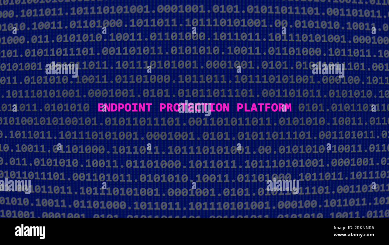 Cyber attack, endpoint protection platform, vul Stock Photo Alamy