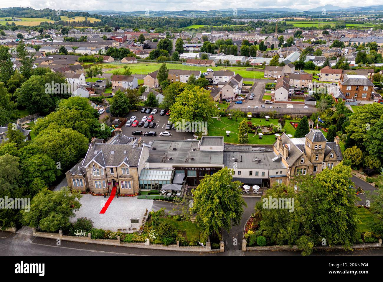 The Lynnhurst Hotel, Johnstone, Glasgow, Scotland, UK Stock Photo