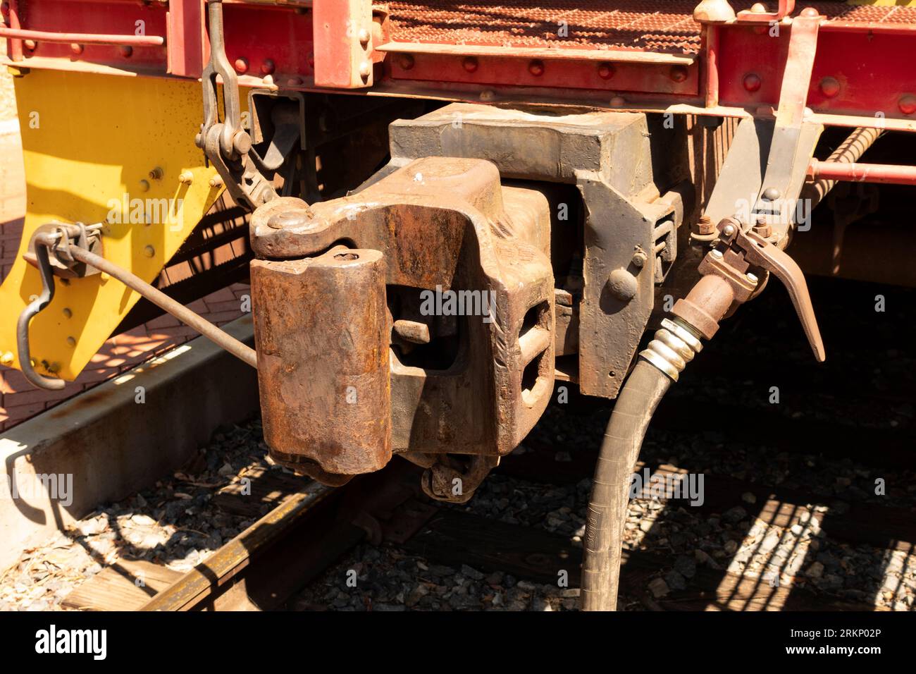 Railroad car coupler hires stock photography and images Alamy