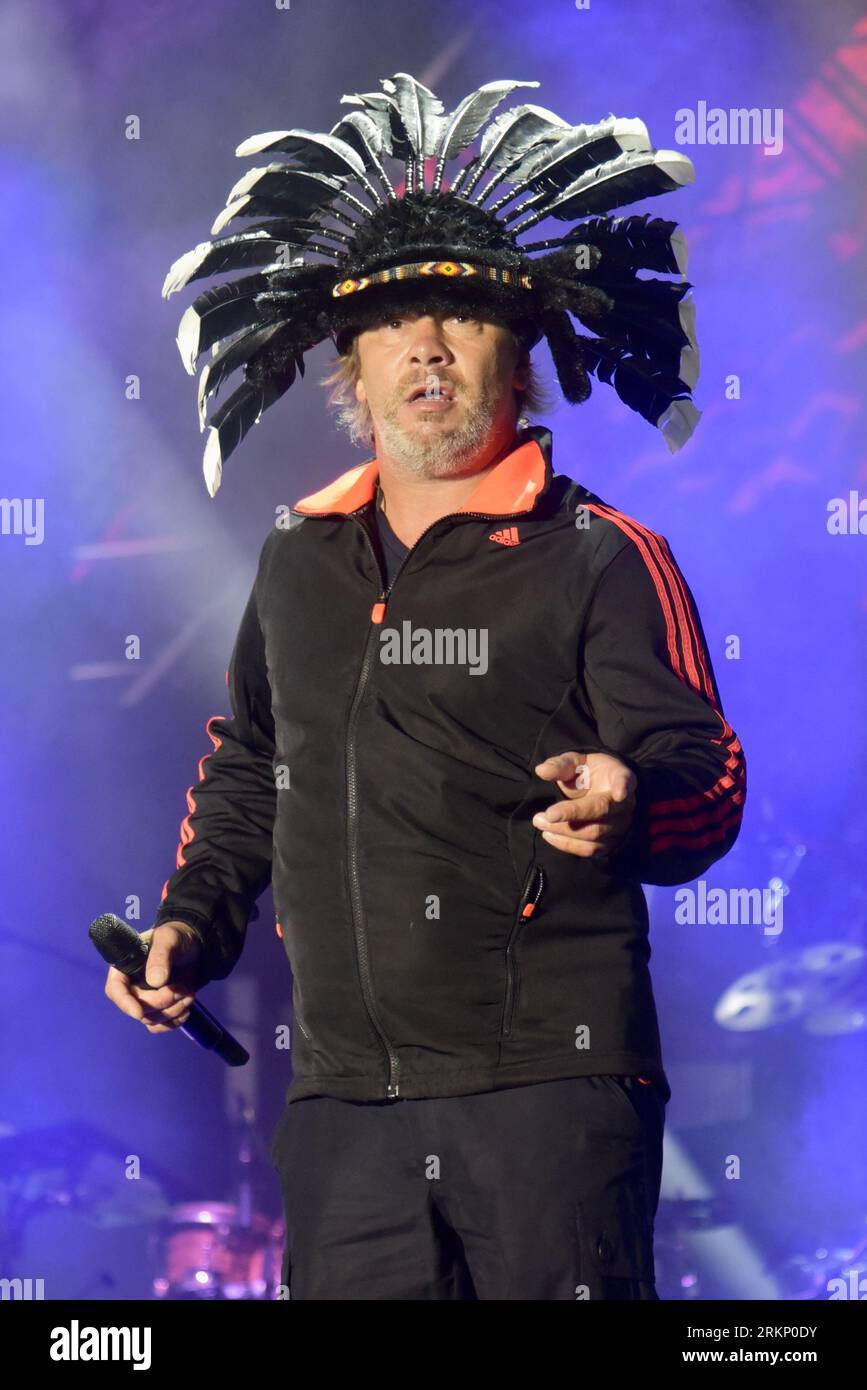 Victorious Festival, Portsmouth/Southsea, 25th August 2023, Jamiroquai headlining Friday night at Victorious Festival, Southsea, Credit: Graham Tarrant/Alamy Live News Stock Photo