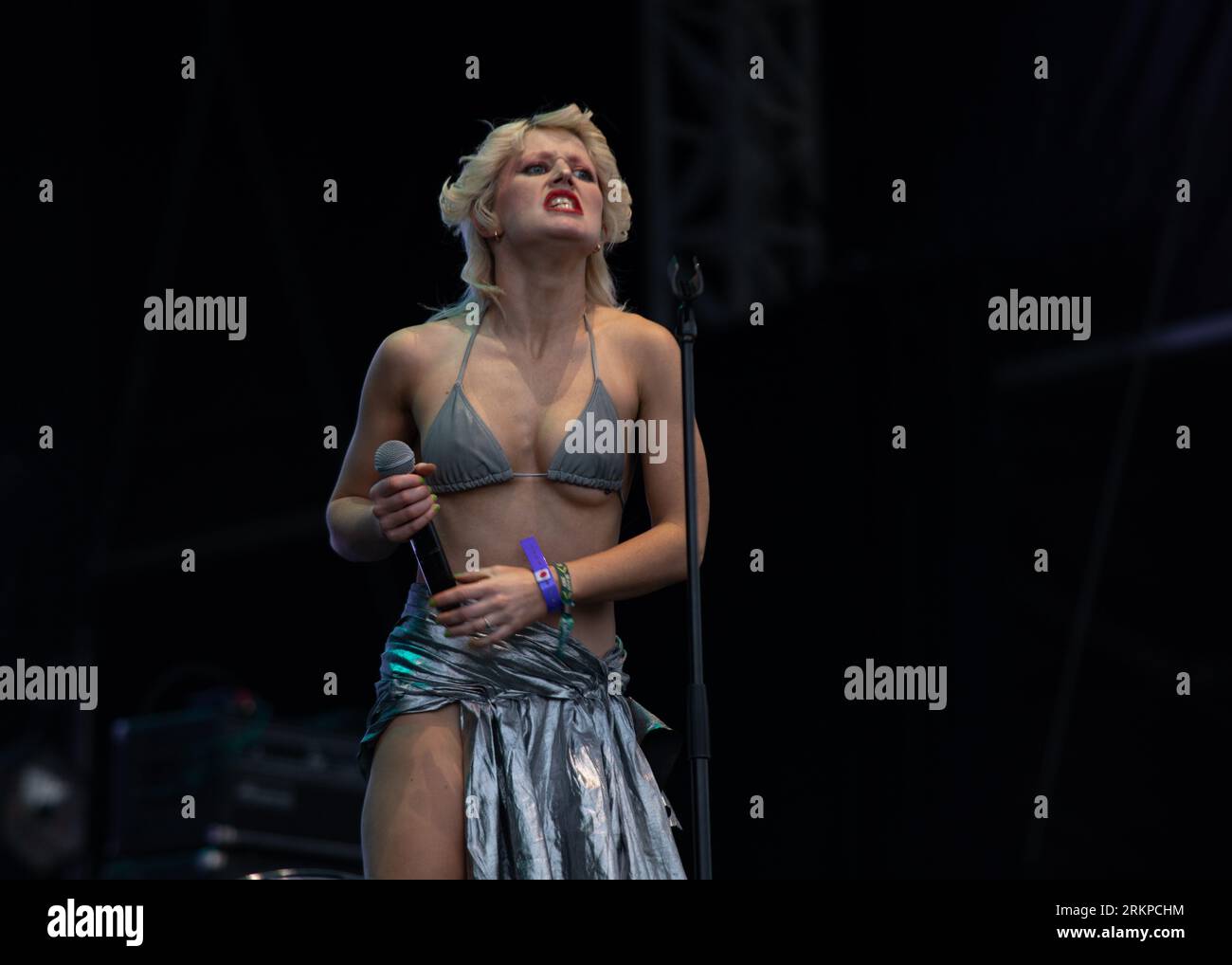 London, United Kingdom. 25th August 2023. Amyl and the Sniffers perform at All Points Festival in East London. Cristina Massei/Alamy Live News Stock Photo