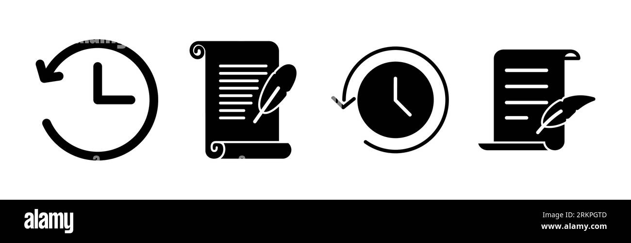 History icon vector. redo history icon Stock Vector Image & Art Alamy