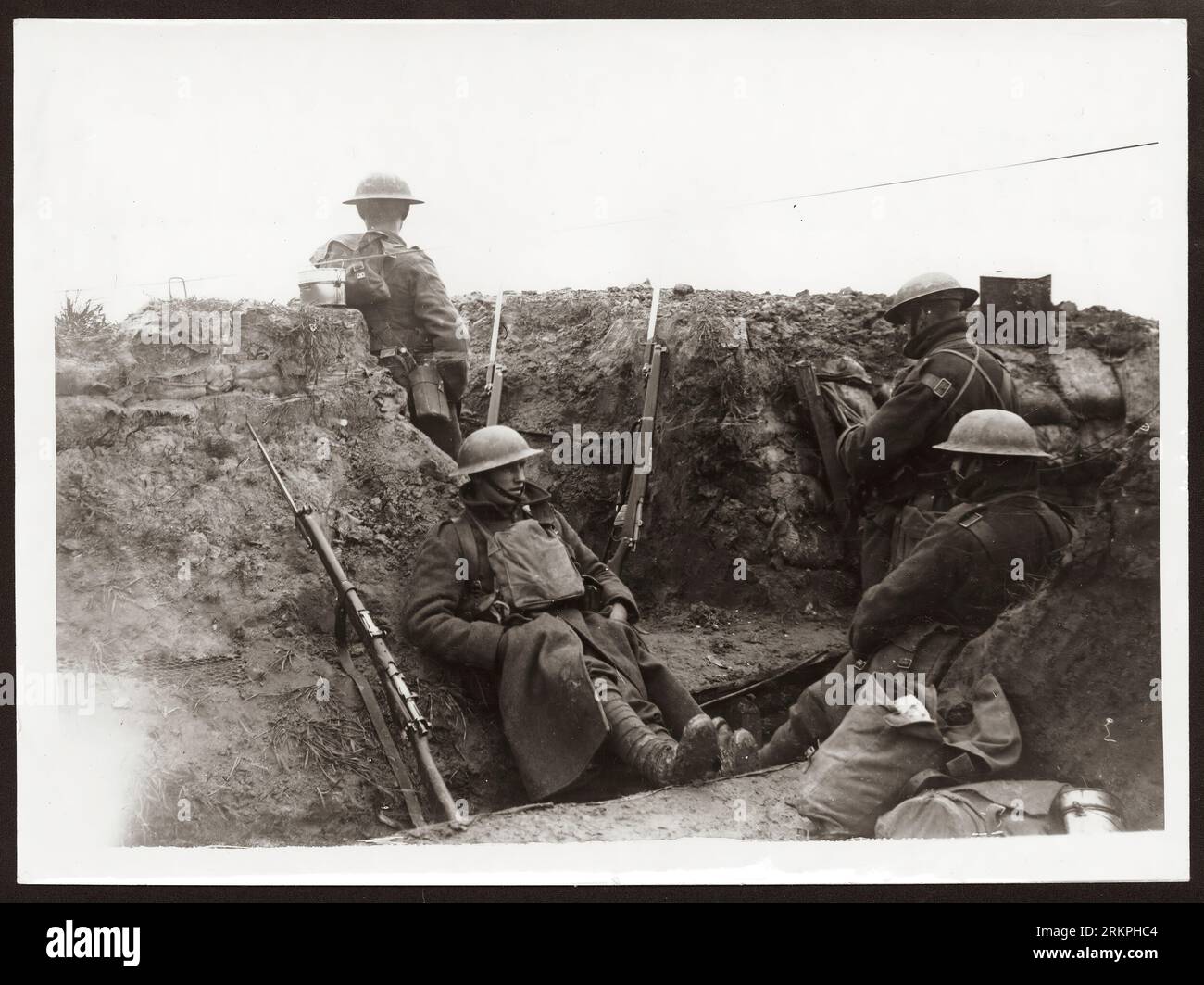 On the Western Front. World War I or the First World War, often