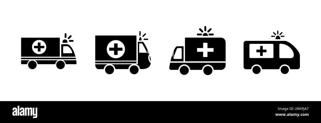 Ambulance icon vector. Ambulance car icon Stock Vector Image & Art - Alamy