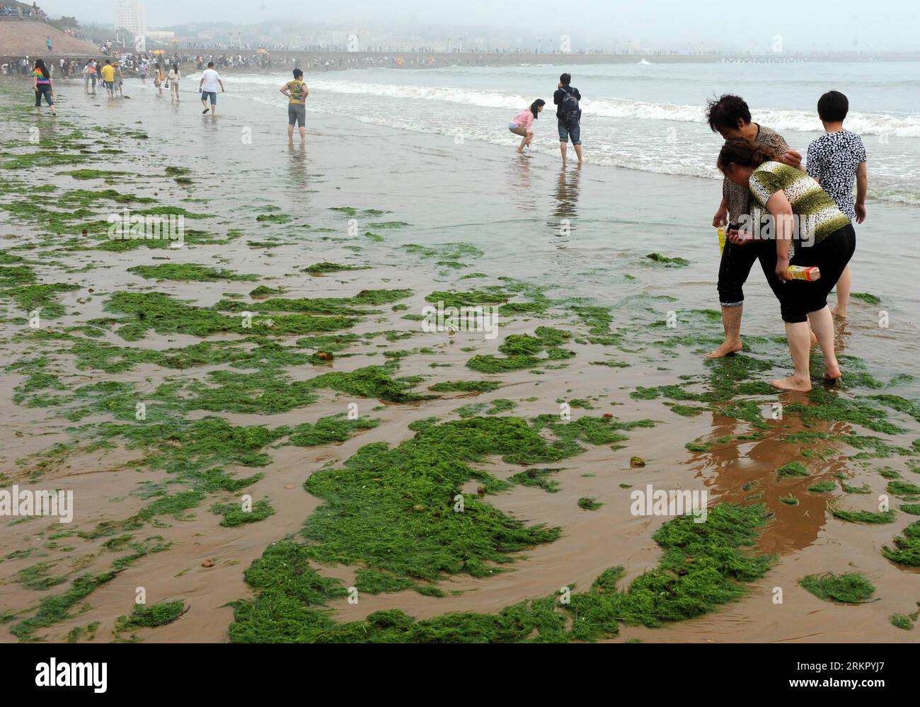 China shandong province qingdao beach hi-res stock photography and