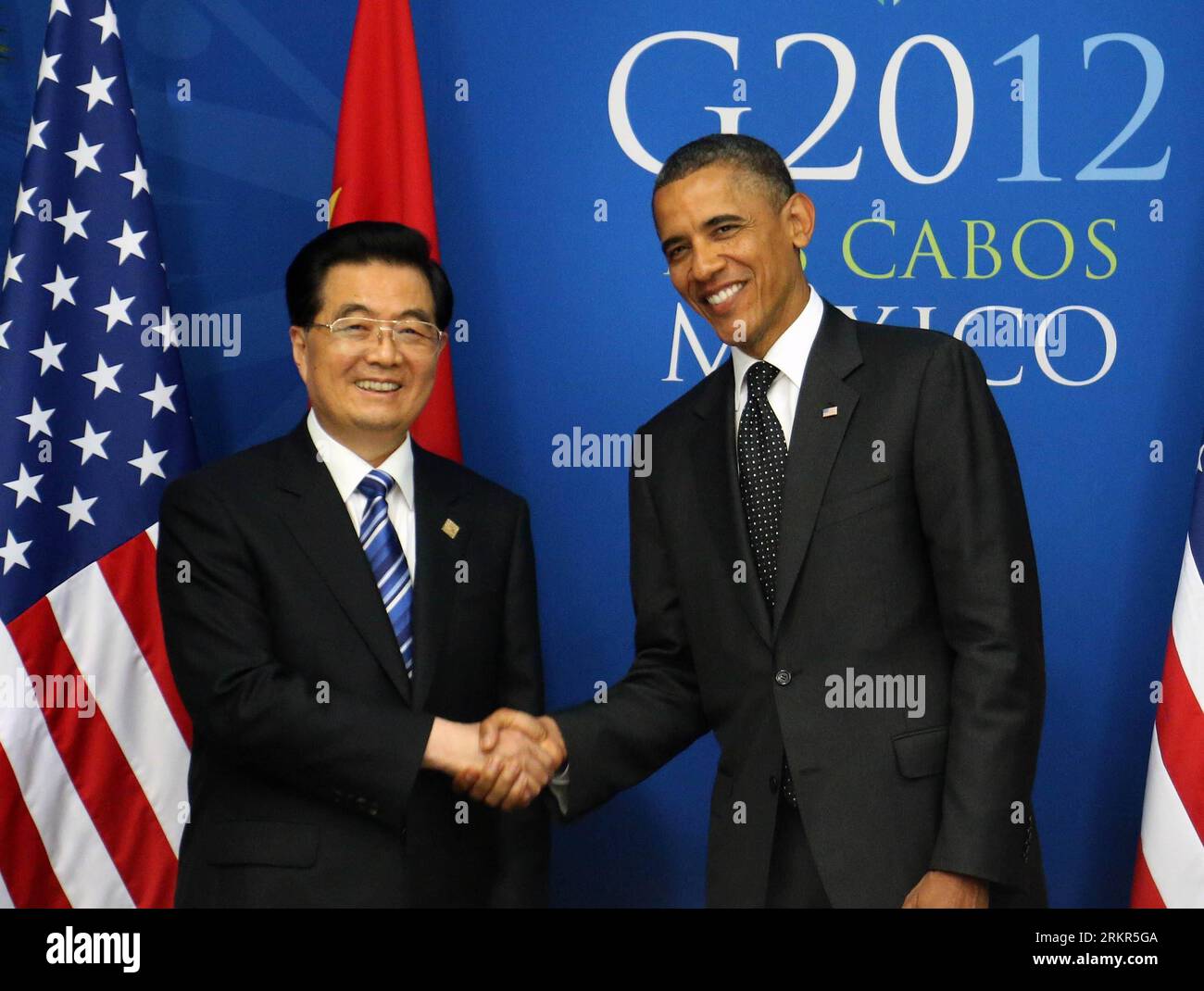 Chinese president hu jintao president hi-res stock photography and