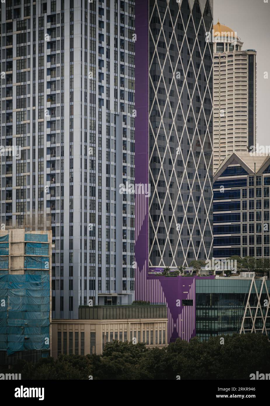 Bangkok, Thailand - 16 Jul 2023 - Skyscrapers of modern office ...