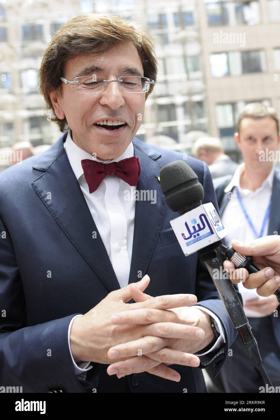 Bildnummer: 58159649  Datum: 28.06.2012  Copyright: imago/Xinhua (120628) -- BRUSSELS, June 28, 2012 (Xinhua) -- Belgian Prime Minister Elio Di Rupo arrives for the EU summit at EU s headquarters in Brussels, capital of Belgium, on June 28, 2012. European leaders are expected to focus on boosting growth and building a stronger Economic and Monetary Union (EMU) during the summit on Thursday and Friday. (Xinhua/Alyssa Goodman)(ypf) BELGIUM-EU-SUMMIT PUBLICATIONxNOTxINxCHN People Politik Gipfel Gipfeltreffen Porträt premiumd xns x0x 2012 hoch      58159649 Date 28 06 2012 Copyright Imago XINHUA Stock Photo