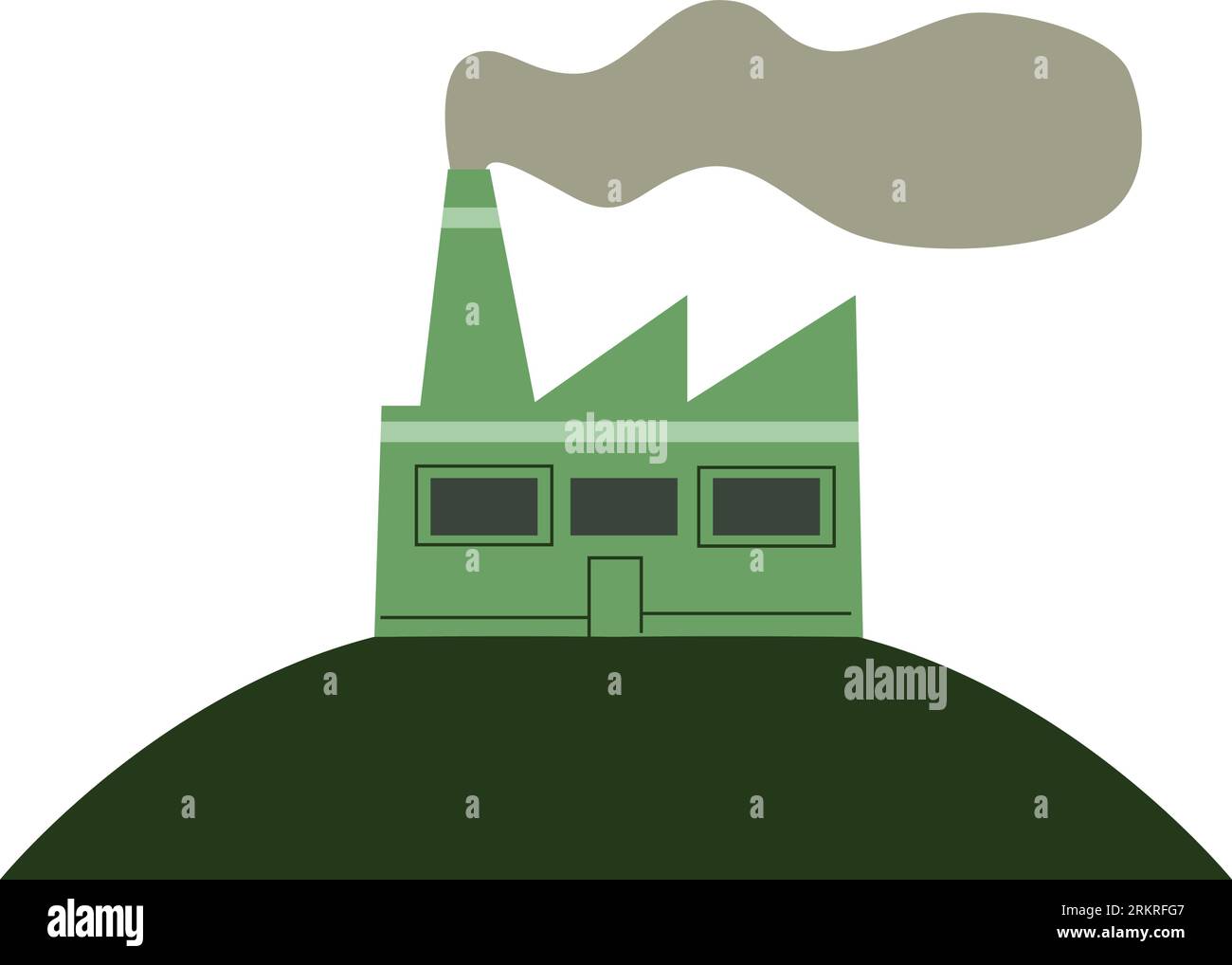 eco factory icon Stock Vector Image & Art - Alamy