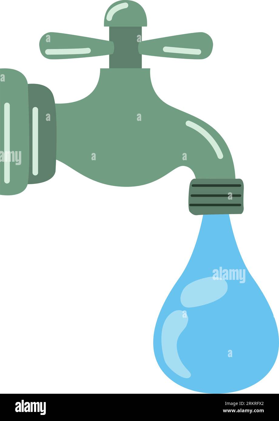 eco water tap icon Stock Vector Image & Art - Alamy