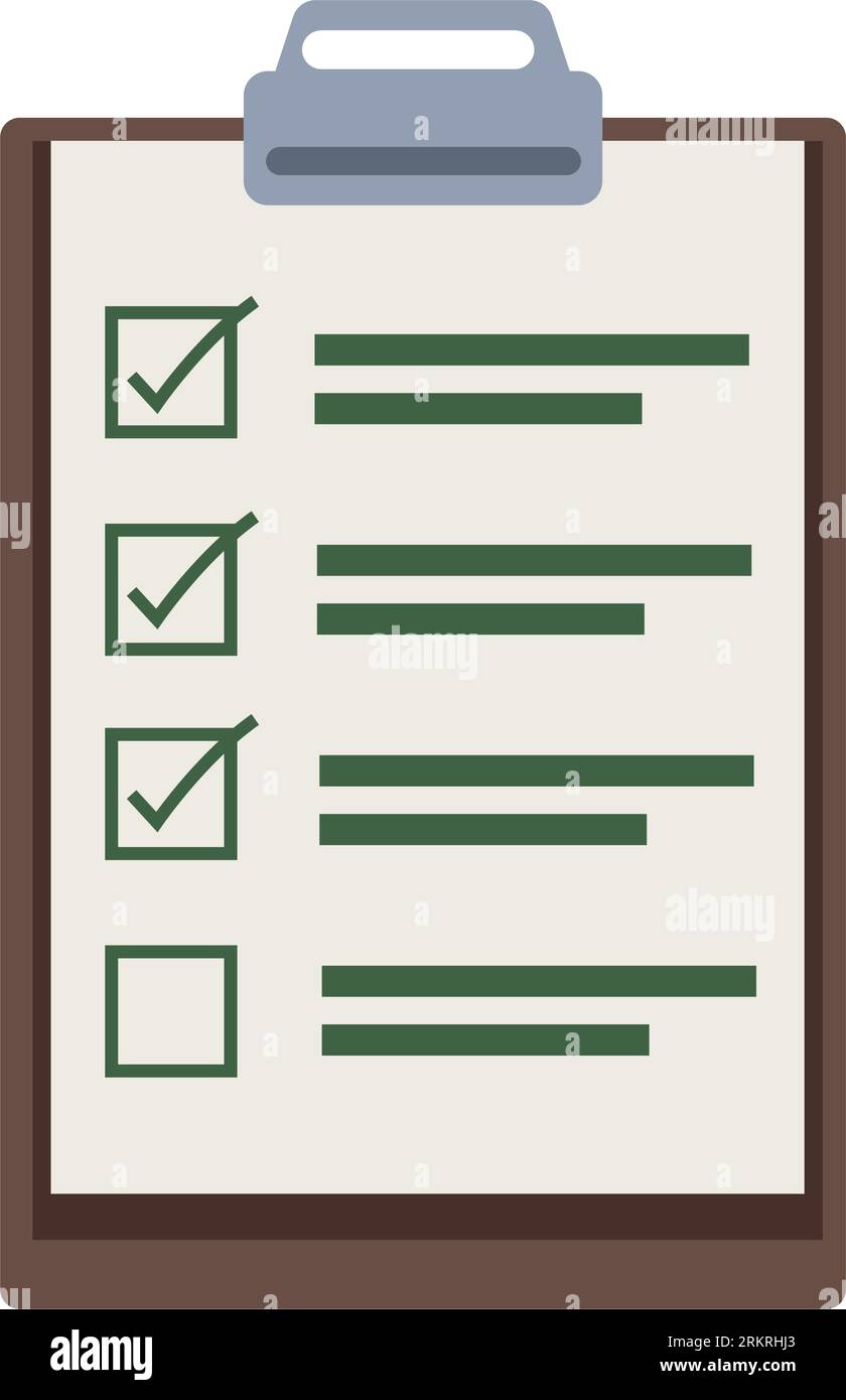 check list shopping icon Stock Vector Image & Art - Alamy