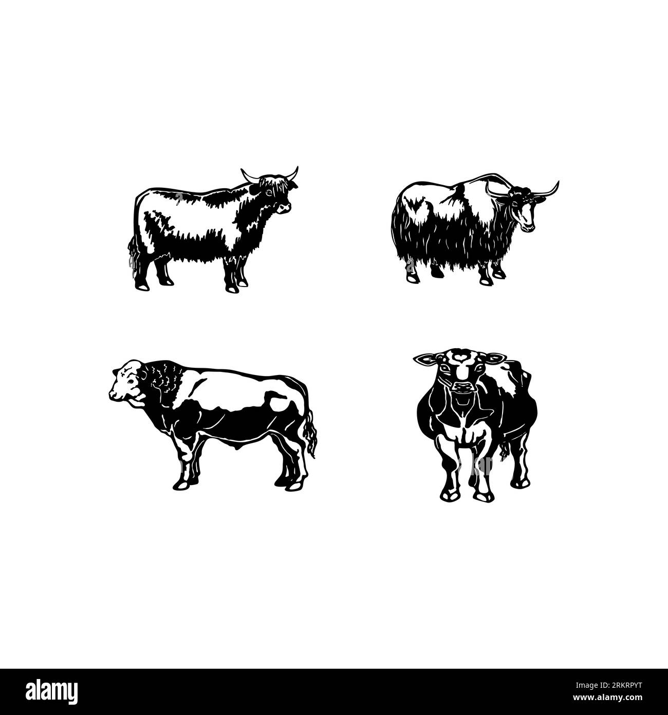 Animals vector graphic in Adobe Illustrator Stock Vector